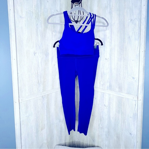 Athleta Workout Leggings and Athletic Bra Set - Picture 1 of 9